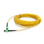 Picture of 25m MPO (Female) to MPO (Female) OS2 12-strand Straight Yellow Fiber LSZH Patch Cable