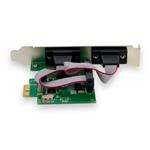 Picture of Dual RS-232 Port Serial PCIe 2.0 x1 Host Bus Adapter w/16550 UART
