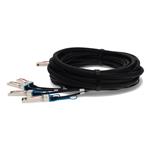 Picture of HP® to Cisco® Compatible 40GBase-CU QSFP+/4xSFP+ Direct Attach Cable (Active Twinax, 10m)