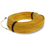 Picture of 100m LC (Male) to SC (Male) OS2 Straight Yellow Duplex Fiber OFNR (Riser-Rated) Patch Cable