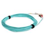 Picture of 10m LC (Male) to SC (Male) OM4 Straight Aqua Duplex Fiber OFNR (Riser-Rated) Patch Cable