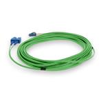 Picture of 30m LC (Male) to SC (Male) Green OS2 Duplex Fiber OFNR (Riser-Rated) Patch Cable
