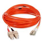 Picture of 3m LC (Male) to SC (Male) OM1 Straight Orange Duplex Fiber OFNR (Riser-Rated) Patch Cable