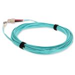 Picture of 4m LC (Male) to SC (Male) OM4 Straight Aqua Duplex Fiber OFNR (Riser-Rated) Patch Cable