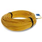 Picture of 61m LC (Male) to SC (Male) OS2 Straight Yellow Duplex Fiber OFNR (Riser-Rated) Patch Cable