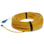 Picture of 62m LC (Male) to SC (Male) OS2 Straight Yellow Duplex Fiber OFNR (Riser-Rated) Patch Cable