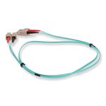Picture of 10m SC (Male) to SC (Male) OM4 Straight Aqua Duplex Fiber OFNR (Riser-Rated) Patch Cable