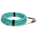 Picture of 20m SC (Male) to SC (Male) Aqua OM3 Duplex Fiber OFNR (Riser-Rated) Patch Cable