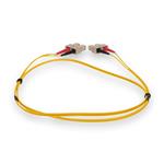 Picture of 2m SC (Male) to SC (Male) Yellow OM4 Duplex Fiber OFNR (Riser-Rated) Patch Cable