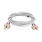 Picture of 2m SC (Male) to SC (Male) Gray OM1 Duplex Fiber OFNR (Riser-Rated) Patch Cable