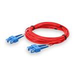 Picture of 2m SC (Male) to SC (Male) Red OS2 Duplex Fiber OFNP (Plenum-Rated) Patch Cable