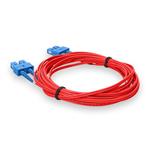 Picture of 2m SC (Male) to SC (Male) Red OS2 Duplex Fiber OFNP (Plenum-Rated) Patch Cable