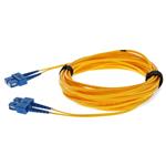 Picture of 2m SC (Male) to SC (Male) OS2 Straight Yellow Duplex Fiber OFNR (Riser-Rated) Patch Cable