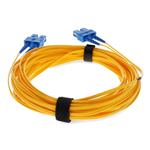 Picture of 2m SC (Male) to SC (Male) OS2 Straight Yellow Duplex Fiber OFNR (Riser-Rated) Patch Cable