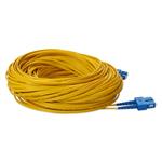 Picture of 37m SC (Male) to SC (Male) OS2 Straight Yellow Duplex Fiber OFNR (Riser-Rated) Patch Cable