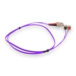 Picture of 3m SC (Male) to SC (Male) Straight Purple OM4 Duplex OFNR (Riser-rated) Fiber Patch Cable