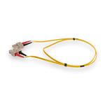 Picture of 3m SC (Male) to SC (Male) Yellow OM4 Duplex Fiber OFNR (Riser-Rated) Patch Cable