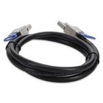 Picture of 2m SFF-8088 External Mini-SAS Male to Male Black Storage Cable