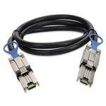 Picture of 2m SFF-8088 External Mini-SAS Male to Male Black Storage Cable