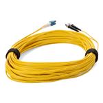 Picture of 36m LC (Male) to ST (Male) OS2 Straight Yellow Duplex Fiber OFNR (Riser-Rated) Patch Cable