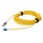 Picture of 38m LC (Male) to ST (Male) OS2 Straight Yellow Duplex Fiber OFNR (Riser-Rated) Patch Cable