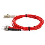 Picture of 3m LC (Male) to ST (Male) OM2 Straight Red Duplex Fiber OFNR (Riser-Rated) Patch Cable