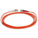 Picture of 3m LC (Male) to ST (Male) Orange OM2 Duplex Fiber OFNR (Riser-Rated) Patch Cable
