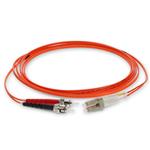 Picture of 3m LC (Male) to ST (Male) Orange OM2 Duplex Fiber OFNR (Riser-Rated) Patch Cable