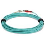 Picture of 3m LC (Male) to ST (Male) Aqua OM3 Duplex Fiber OFNR (Riser-Rated) Patch Cable