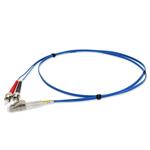 Picture of 3m LC (Male) to ST (Male) Straight Blue Duplex Fiber OFNR (Riser-Rated) Patch Cable
