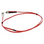 Picture of 3m LC (Male) to ST (Male) OM1 Straight Red Duplex Fiber OFNR (Riser-Rated) Patch Cable