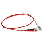 Picture of 3m LC (Male) to ST (Male) Red OM1 Duplex Fiber OFNR (Riser-Rated) Patch Cable