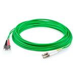 Picture of 3m LC (Male) to ST (Male) OM1 Straight Green Duplex Fiber Plenum Patch Cable