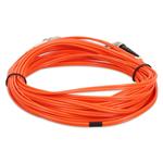 Picture of 3m LC (Male) to ST (Male) Orange OM1 Duplex Fiber OFNR (Riser-Rated) Patch Cable