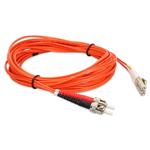 Picture of 3m LC (Male) to ST (Male) Orange OM1 Duplex Fiber OFNR (Riser-Rated) Patch Cable