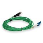 Picture of 3m LC (Male) to ST (Male) OS2 Straight Green Duplex Fiber Plenum Patch Cable
