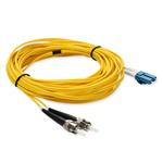 Picture of 3m LC (Male) to ST (Male) OS2 Straight Yellow Duplex Fiber OFNR (Riser-Rated) Patch Cable
