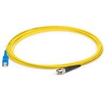 Picture of 45m SC (Male) to ST (Male) OS2 Straight Yellow Simplex Fiber LSZH Patch Cable