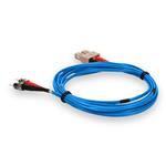 Picture of 5m SC (Male) to ST (Male) OM1 Straight Blue Duplex Fiber OFNR (Riser-Rated) Patch Cable