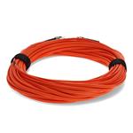 Picture of 20m ST (Male) to ST (Male) Orange OM1 Duplex Fiber OFNR (Riser-Rated) Patch Cable