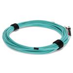 Picture of 4m ST (Male) to ST (Male) OM4 Straight Aqua Duplex Fiber OFNR (Riser-Rated) Patch Cable