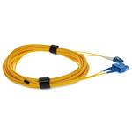 Picture of 5m LC (Male) to USC (Male) Yellow OS2 Duplex Fiber OFNR (Riser-Rated) Patch Cable