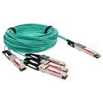Picture of Arista Networks® Compatible TAA 400GBase-AOC QSFP-DD to 4xQSFP56 Active Optical Cable (850nm, MMF, 3.5m)