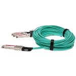 Picture of Arista Networks® Compatible TAA 400GBase-AOC QSFP-DD to 4xQSFP56 Active Optical Cable (850nm, MMF, 5m)