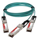 Picture of MSA and TAA Compliant 200GBase-AOC QSFP56 to 2xQSFP56 Infiniband HDR Active Optical Cable (850nm, MMF, 10m)