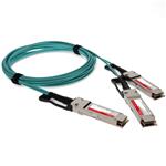Picture of MSA and TAA 200GBase-AOC QSFP56 to 2xQSFP56 Active Optical Cable (850nm, MMF, 15m, Infiniband HDR)