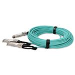 Picture of MSA and TAA Compliant 200GBase-AOC QSFP56 to 2xQSFP56 Infiniband HDR Active Optical Cable (850nm, MMF, 20m)