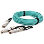 Picture of MSA and TAA Compliant 200GBase-AOC QSFP56 to 2xQSFP56 Active Optical Cable (850nm, MMF, 20m)
