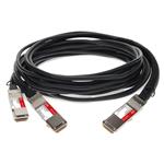 Picture of MSA and TAA Compliant 200GBase-CU QSFP56 to 2xQSFP56 Infiniband HDR Direct Attach Cable (Passive Twinax, 1m)