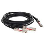 Picture of MSA and TAA Compliant 200GBase-CU QSFP56 to 2xQSFP56 Infiniband HDR Direct Attach Cable (Passive Twinax, 2m)